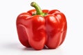 Fresh Bell Pepper on White Background AI Generated