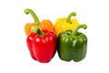 Fresh bell peppers all colors