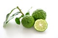 Fresh bergamot with leaf