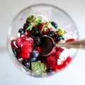 Fresh berries salad Royalty Free Stock Photo