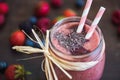 Fresh Berry Fruit Smoothie Royalty Free Stock Photo