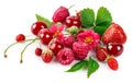 Fresh berry raspberry strawberry healthy food cherry