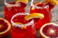 Fresh Blood Orange Margaritas