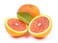 Fresh blood oranges Royalty Free Stock Photo