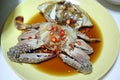 Fresh blue crab with Soy Sauce
