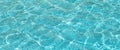 Fresh blue water conservation. Blue water with bubles Background.Banner format. Royalty Free Stock Photo