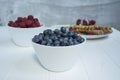 Fresh blueberries on a light background Royalty Free Stock Photo