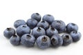 Fresh blueberry fruits isolated on a white background