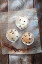 Fresh blueberry muffins Royalty Free Stock Photo