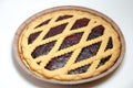 Fresh blueberry pie