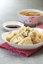 Fresh Boiled Dumplings Royalty Free Stock Photo