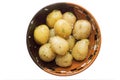 Fresh boiled potatoes