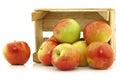 Fresh Braeburn apples Royalty Free Stock Photo