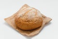 Fresh bread isolated on white background Royalty Free Stock Photo
