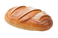 Fresh Bread Loaf Isolated on White Background Royalty Free Stock Photo