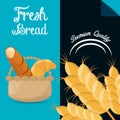 Fresh bread premium quality brochure image