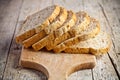 Fresh bread slices Royalty Free Stock Photo