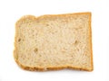 Fresh bread on white background.