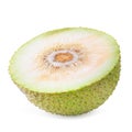 Fresh breadfruit isolated on a white background