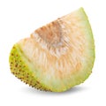 Fresh breadfruit isolated on a white background Royalty Free Stock Photo