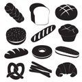 Fresh Breads and Bakery Set