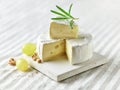 Fresh brie cheese Royalty Free Stock Photo