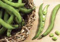 Fresh Broad Beans, vicia faba Royalty Free Stock Photo