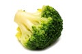 Fresh broccoli closeup, isolate on white background Royalty Free Stock Photo