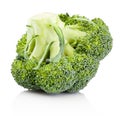 Fresh broccoli isolated on white background Royalty Free Stock Photo