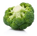 Fresh broccoli isolated on white background Royalty Free Stock Photo