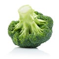 Fresh broccoli isolated on white background Royalty Free Stock Photo