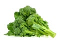 Fresh broccoli isolated on white background Royalty Free Stock Photo