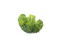 Fresh brocoli on white background Royalty Free Stock Photo