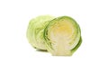 Fresh brussels sprout isolated on background Royalty Free Stock Photo