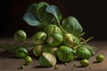 Fresh brussels sprouts AI Generated