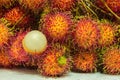 Fresh bunch rambutan from thailand