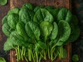 fresh bunch of spinach