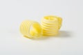 Fresh butter curls Royalty Free Stock Photo