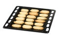 Fresh butter shortbread biscuits Royalty Free Stock Photo