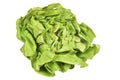 Fresh butterhead lettuce isolated on white background