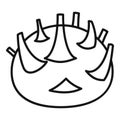 Fresh cabbage icon, outline style