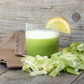 Fresh cabbage juice Royalty Free Stock Photo