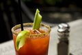 Fresh Caesar or Bloody Mary Cocktail drink Royalty Free Stock Photo