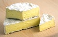 Fresh camembert cheese Royalty Free Stock Photo