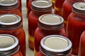 Fresh Canned Tomato Juice Royalty Free Stock Photo