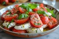 Fresh Caprese Salad Close-Up