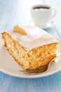 Fresh carrot cake Royalty Free Stock Photo