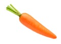 Fresh Carrot isolated on whit Royalty Free Stock Photo