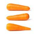 Fresh carrot isolated on white background. Clipping path include in this images Royalty Free Stock Photo