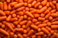 Fresh carrots. Food background. Generative AI